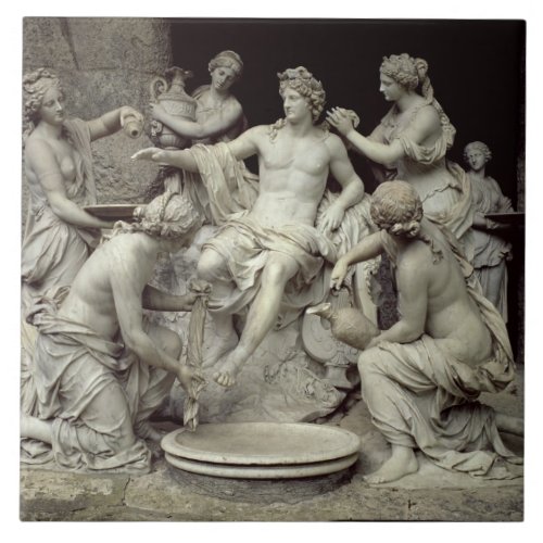 Apollo Tended by the Nymphs intended for the Grot Ceramic Tile