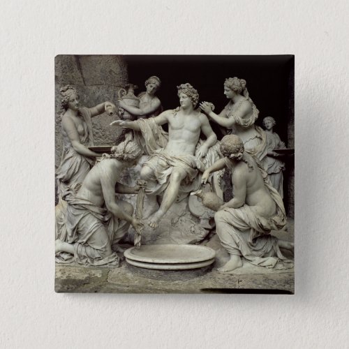 Apollo Tended by the Nymphs intended for the Grot Pinback Button