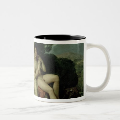 Apollo with Hyacinthus and Cyparissus Two_Tone Coffee Mug