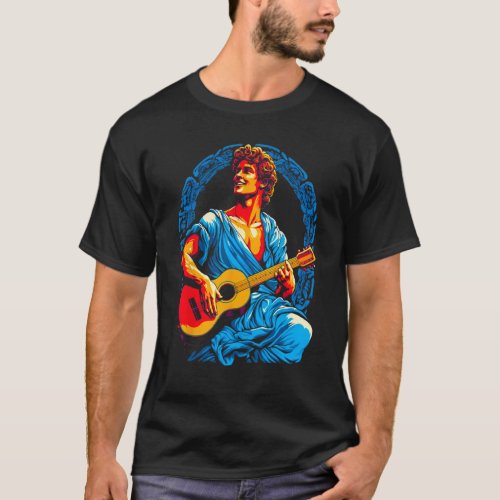 Apollon Greek Mythology God of Music T_Shirt