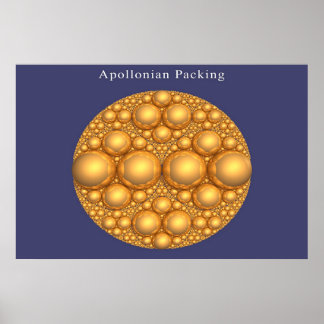 Apollonian Packing of an Apollonian Packing Poster