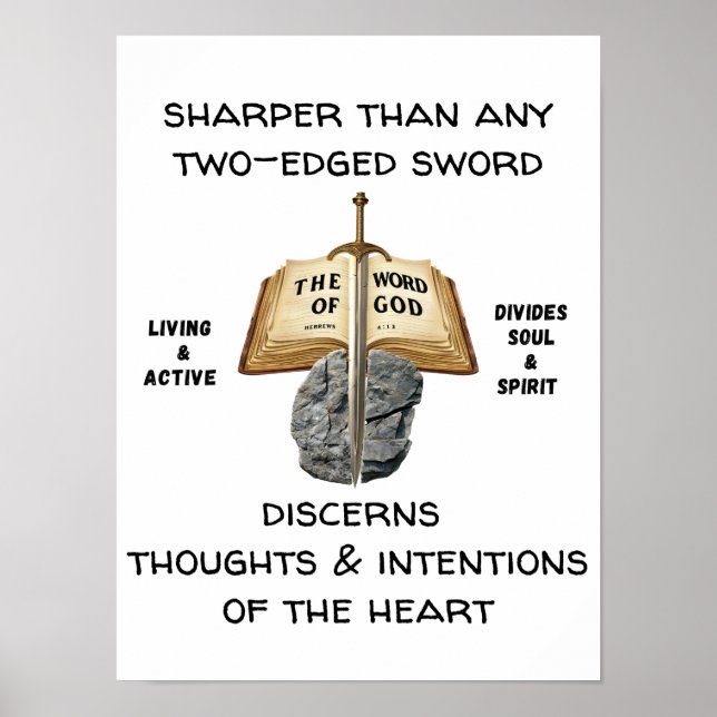 Apologetics Sword of the Lord Scripture Poster (Front)