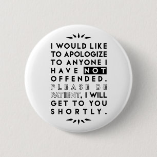 apologize button