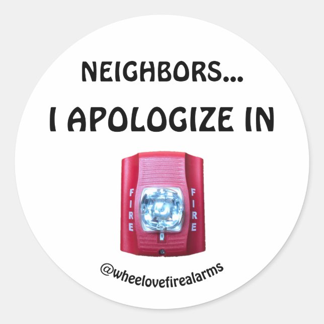 Apologize in Advance Stickers (Front)