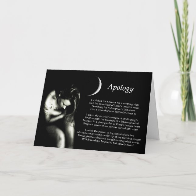 Apology Card (Front)