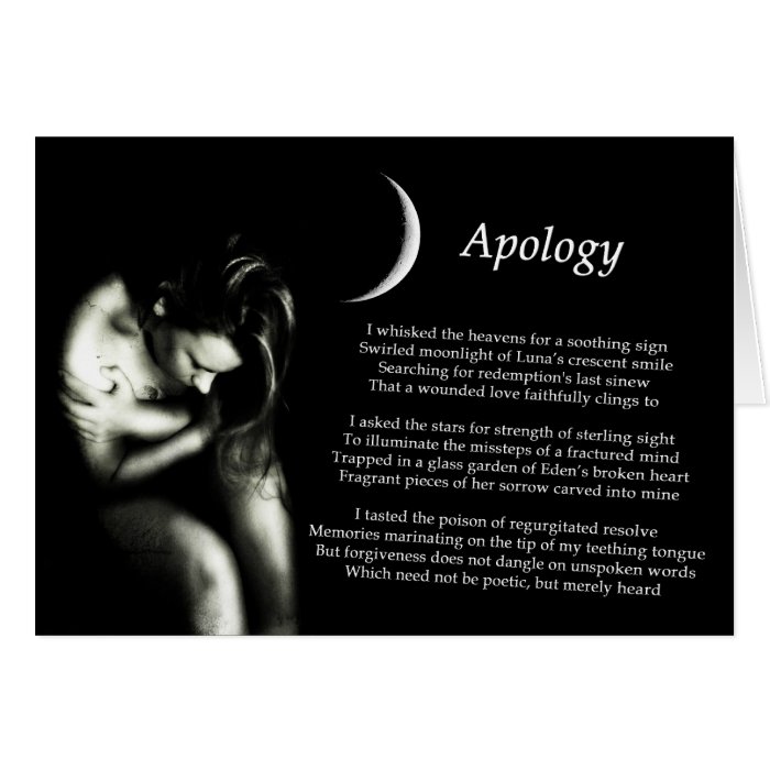 Apology Cards