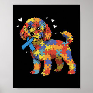 Apoo Puzzle Autism Awareness Autistic Womens Mens Poster