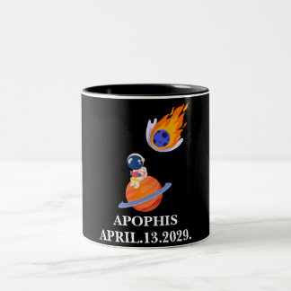 Apophis 2029 Asteroid Object 99942 Astronomy Space Two-Tone Coffee Mug
