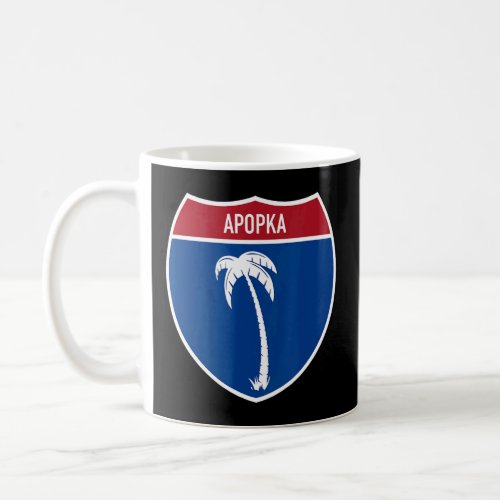 Apopka Florida FL Interstate Highway Vacation Souv Coffee Mug