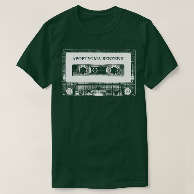 Apoptygma Berzerk Cassette Tape T-Shirt (Design Front)