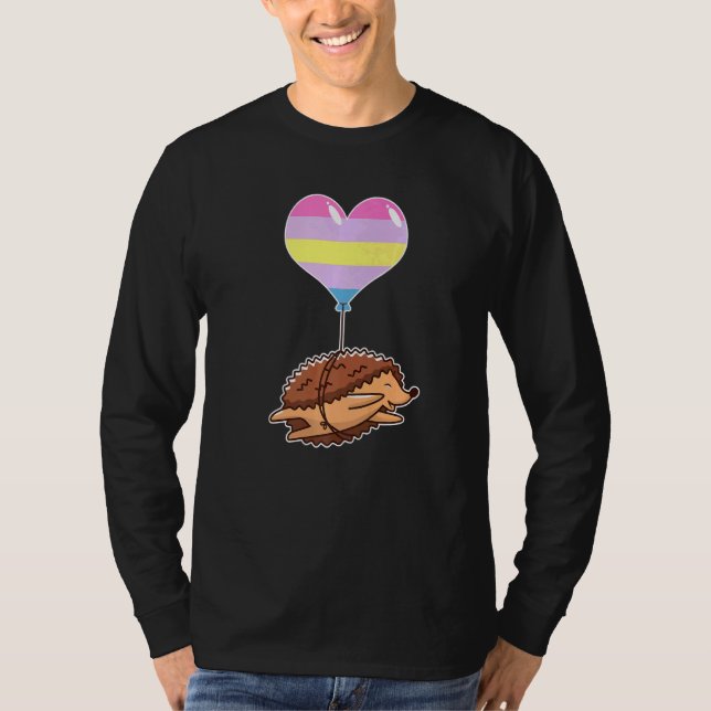 Aporagender Hedgehog  Nonbinary Gender T-Shirt (Front)