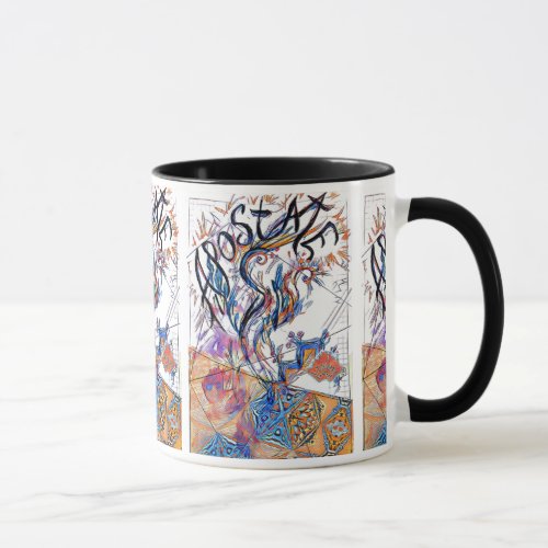 Apostate Colorful Free Doodle Drawing Mug