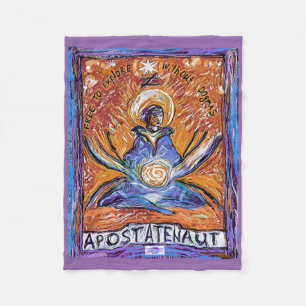 Apostatenaut - explore without dogmas fleece blanket