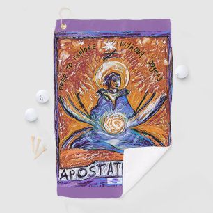 Apostatenaut - explore without dogmas golf towel