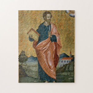Apostle Bartholomew by Emmanuel Tzanes Jigsaw Puzzle
