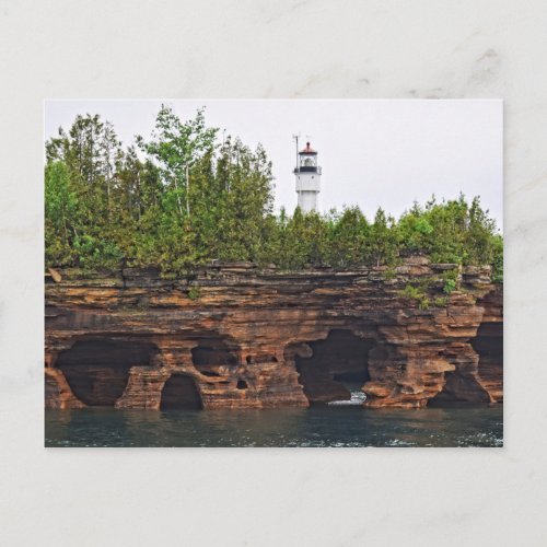 Apostle Islands _ Devils Island Lighthouse Postcard