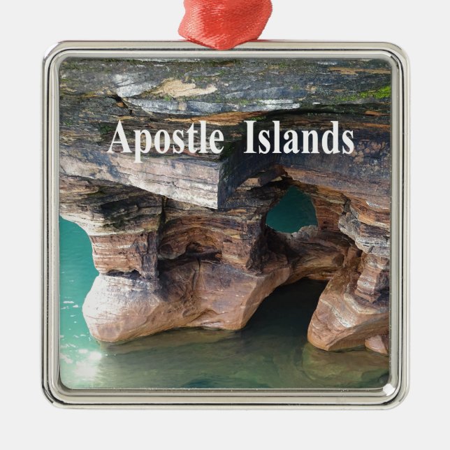 Apostle Islands Metal Ornament (Front)