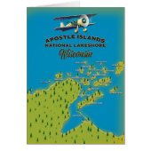 Apostle Islands National Lakeshore map (Front)