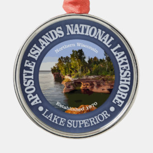 Apostle Islands National Lakeshore Metal Ornament