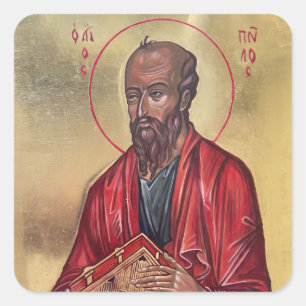 Apostle Paul Square Sticker