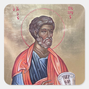 Apostle Peter Square Sticker