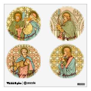 Apostles 10-12 & 2 Honoraries (RLS 20a&c) Round Wall Decal