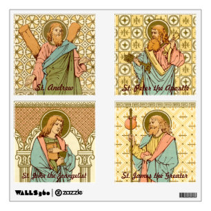 Apostles 1-4 of The Twelve (RLS 20a) Square Wall Decal