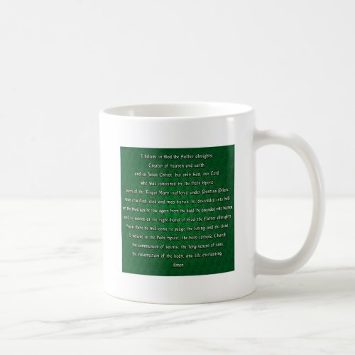 Apostles Creed Coffee Mug