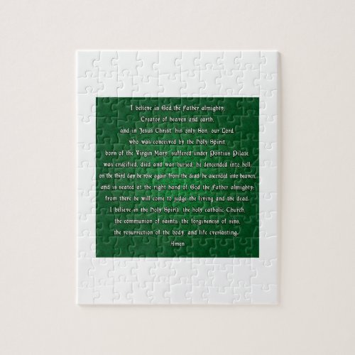 Apostles Creed Jigsaw Puzzle