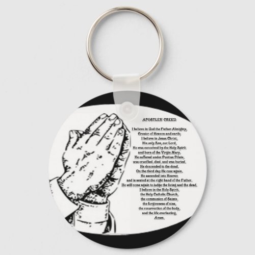 Apostles creed keychain