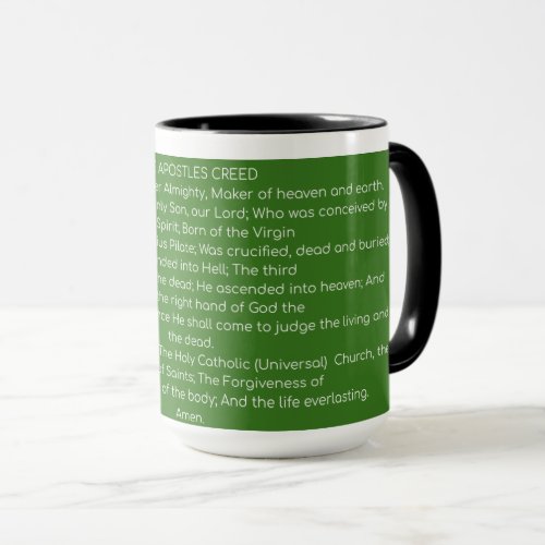 Apostles Creed  Mug