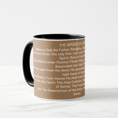 Apostles Creed Mug