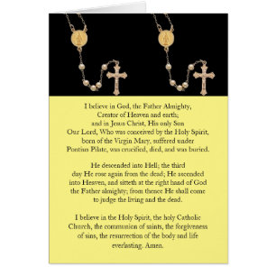 "Apostles Creed" Prayer Cards