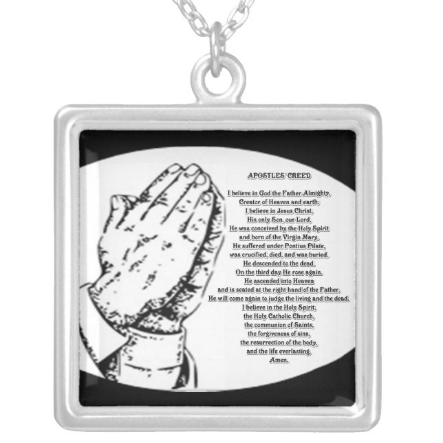 Apostles creed prayer necklace (Front)