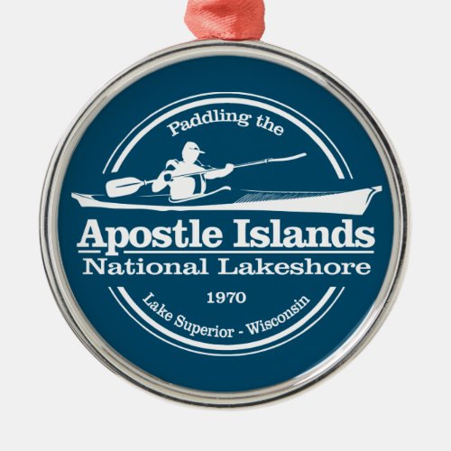 Apostles Islands NL SK Metal Ornament