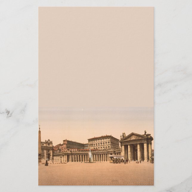 Apostolic Palace, Vatican City Stationery (Front)