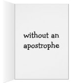 Apostrophe Atrocity Cards (Inside (Right))