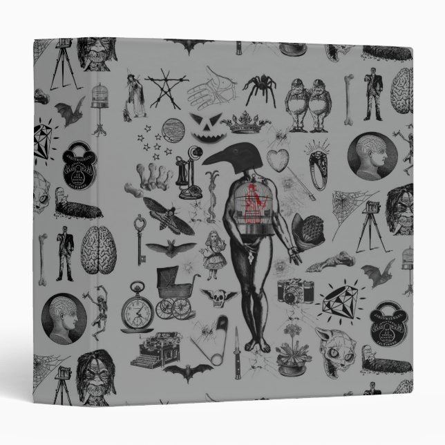 Apothecary 3 Ring Binder (Front/Spine)