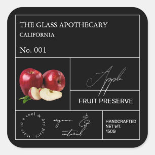 Apothecary Apple Label