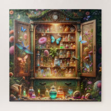 Apothecary Butterfly Cabinet Magical Potions