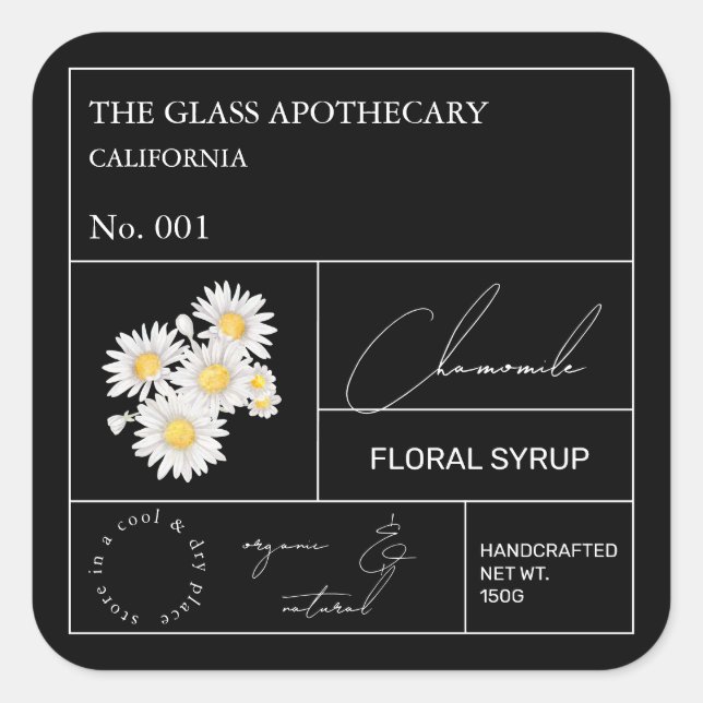 Apothecary Chamomile Label (Front)
