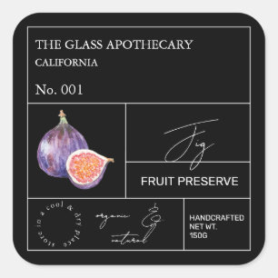 Apothecary Fig Label