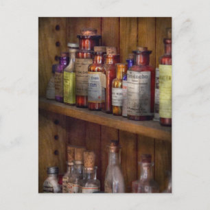 Apothecary - Inside the Medicine Cabinet Postcard