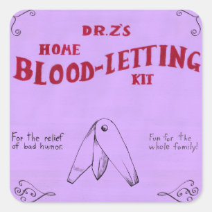 Apothecary Label Bloodletting Kit