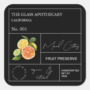 Apothecary Mixed Citrus Label