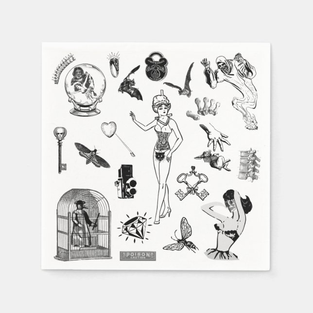 Apothecary Napkins (Front)