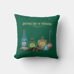 Apothecary of Wonders   Magical Fantasy   Throw Pillow