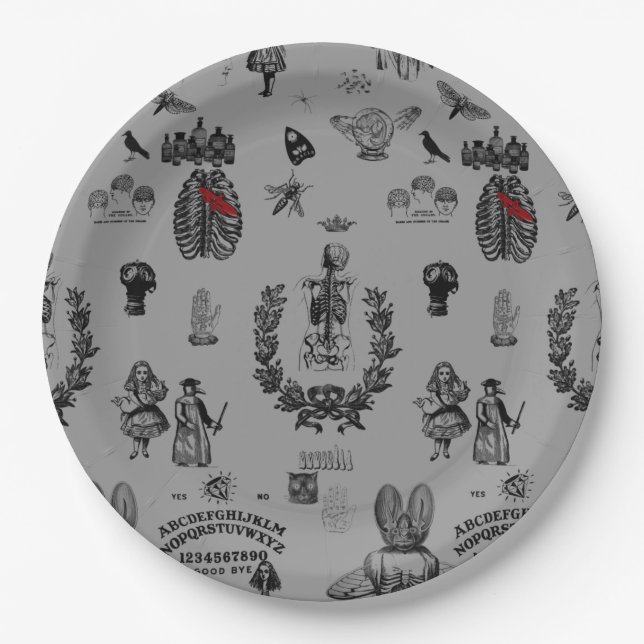 Apothecary Paper Plates (Front)