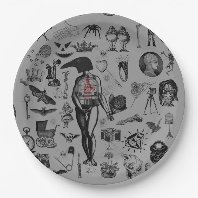 Apothecary Paper Plates (Front)