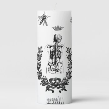 Apothecary Pillar Candle by EndlessVintage at Zazzle